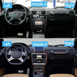 Car Central Left Right Air Conditioning AC Vent Speaker Grille Panel Cover For Mercedes BENZ G Class W463 4636807408,4636807508