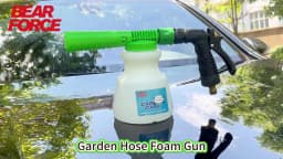 Low Pressure Carwash Foam Gun Foam Cannon Snow Foam Lance Foam Nozzle Water Hose Foam Gun 1L Bottle