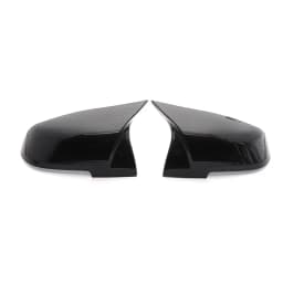 2x White mirror cover Black mirror cover Overlay for BMW 1 2 3 3GT 4 X1 E84 M2 i3 Series F20 F21 F22 F23 F30 F31 F32 F33 F34 F80