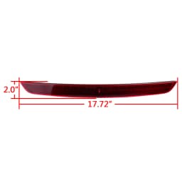 Red Lens LED Third Additional High Level Mount Brake Stop Light For Audi TT 8J MK2 2006-2014