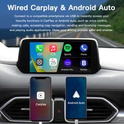 Type-C Wired Wireless CarPlay Android Auto USB Adapter for Mazda 2 3 6 CX3 CX5 CX8 CX9 MX5 Demio Miata TK78669U0C Retrofit Kit
