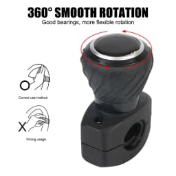 Grip Ball Turning Hand Control Spinner Knob Car Steering Wheel Booster 360 Degree For Car Truck Tractor Forklift Auto Parts