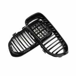 2015-2017 Racing Grille For BMW F20 F21 120i LCI 1 Series 2015 2016 2017 Glossy Black Front Kidney Grill Grille 2 Slat