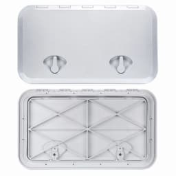 ABS Deck Access Hatch Cover, Waterproof, Anti-UV, Non-Skid Inspection, Marine Boat, Yacht, RV, 24 "x 14"