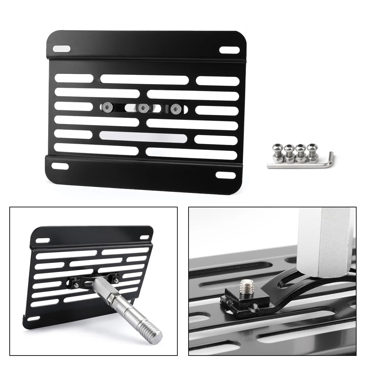 New Bumper Tow Hook License Plate Mount Bracket For BMW F30 F32 F10 3/4/5 SERIES