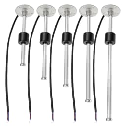 7 Color Light 2" 52mm Fuel Level Gauge+Fuel Float Level Sensor 0-190 Ohm for Marine RV Camper Car Oil Tank Level Indicator 9-32V