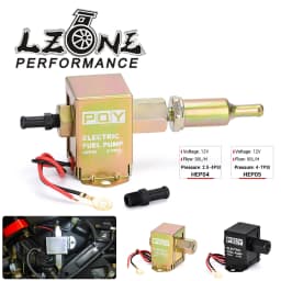 Universal 12V Electronic Inline Fuel Pump 4-7PSI High Pressure 90LPH Gas Petrol Diesel Compatible 40104 40106 40107 P502