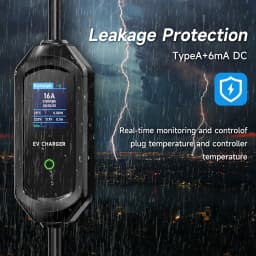 AFEEV 3.5KW 16A Portable EV Charger GBT 20234 Electric Car Battery Charger EVSE Fast Charging Station Wallbox for Chinese Car