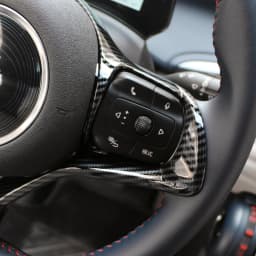 Carbon Fiber Car Inner Steering Wheel Cover Sticker Trim for BYD Atto3 Atto 3 2022 2023 Yuan Plus Dolphin Accessories
