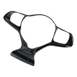 Carbon Fiber Car Inner Steering Wheel Cover Sticker Trim for BYD Atto3 Atto 3 2022 2023 Yuan Plus Dolphin Accessories