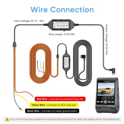 VIOFO TYPE-C HK4 Hardwire Kit With 8PCS Full Set Circuit Fuse Tap For A119MINI2/A229PLUS/A229PRO/A139/A139PRO/T130/WM1