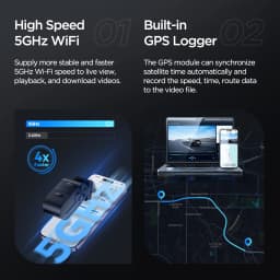 VIOFO VS1 Mini 2K HDR CAR Camera Hidden Design Front Dash Cam Free 32GB MicroSD Card 5GHz Wi-Fi GPS Voice Control Video Recorder