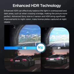 VIOFO VS1 Mini 2K HDR CAR Camera Hidden Design Front Dash Cam Free 32GB MicroSD Card 5GHz Wi-Fi GPS Voice Control Video Recorder