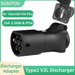 for Hyundai KIA BYD MG Genesis Voyah Jaecoo7 Ebro Omoda 9 Discharge For Type2 Car Discharge with 16A socket EV Adapter