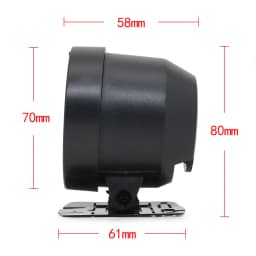 60mm Auto Car Meter Boost Water Temp Oil Temperature Pressure Tachometer Volt Air Fuel Exhaust GAS RPM White Face Gauge