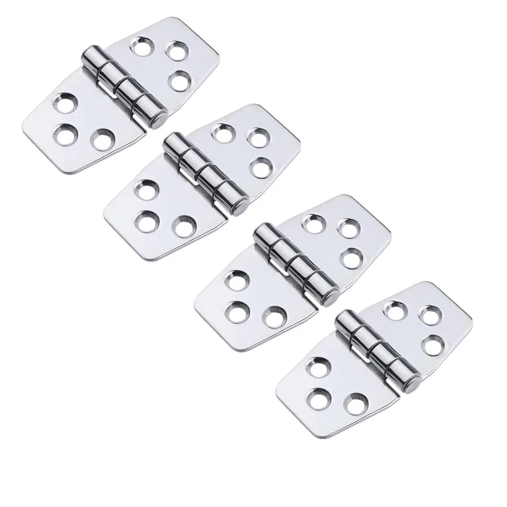 4Pcs Door hinges Marine Grade Stainless Steel Hinge for Boat 3" x 1.5" Window Hinges Hinges Hardware