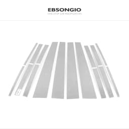 For Mitsubishi Pajero V93 V97 V73 V77 Accessories 2007-2019 Car Window Pillar Strip Cover Trim Stainless Center Pillars Sticker