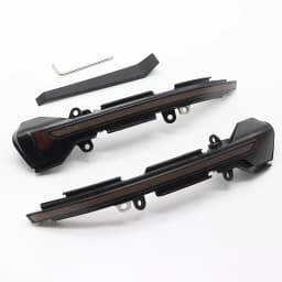 Dynamic Scroll Black LED Turn Signal Light Sequential Mirror Indicator Blinker Light for seat Ibiza 6F 2017 2018 2019