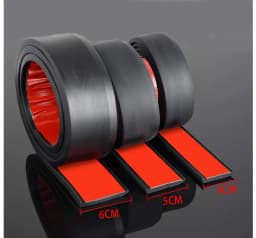 Universal Rubber Fender Flares Car Lip Wheel Eyebrow Wheel Arch Covers Extensions Protector Scratch Proof Rubber Mudguard Car