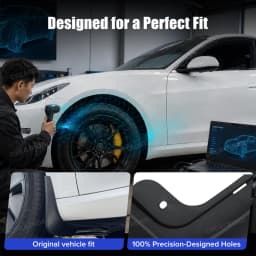 Custom Fit 4PCS Mud Flaps for Hyundai Tucson TL 2015 2016 2017 2018 2019 No Drilling Splash Guards Car Fender Accessories