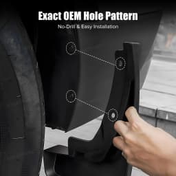 Custom Fit 4PCS Mud Flaps for Hyundai Tucson TL 2015 2016 2017 2018 2019 No Drilling Splash Guards Car Fender Accessories