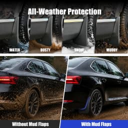 Custom Fit 4PCS Mud Flaps for Hyundai Tucson TL 2015 2016 2017 2018 2019 No Drilling Splash Guards Car Fender Accessories