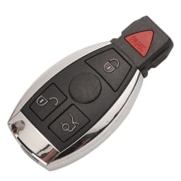 1PCS No logo 2/3/4 Buttons Remote Smart Car Key 433MHz BGA Style for MB Mercedes BENZ C E S Supports Original NEC BGA F