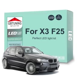 22Pcs LED Interior Light Bulb For BMW X3 F25 2010 2011 2012 2013 2014 2015 2016 2017 Car Accessories Canbus Indoor Reading Trunk