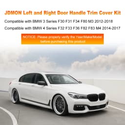 Car Interior Door Handle Cover For BMW 3 4 Series F30 F31 F34 F80 M3 2012-2018 F32 F33 F36 F82 F83 M4 2014-2017 Accessories
