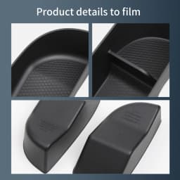 Smabee for Xpeng G9 2024 2025 2026 Door Side Storage Box TPE Front Rear Door Handle Organizer Tidying Car Accessories