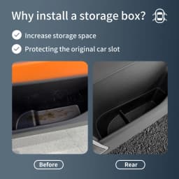 Smabee for Xpeng G9 2024 2025 2026 Door Side Storage Box TPE Front Rear Door Handle Organizer Tidying Car Accessories