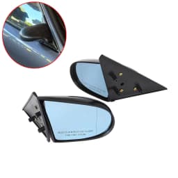 2x Spoon Style Side Door Wing Mirror Manual Adjustable Carbon Rearview Mirror For Honda Civic EG Sedan 1992-1995 4 Door