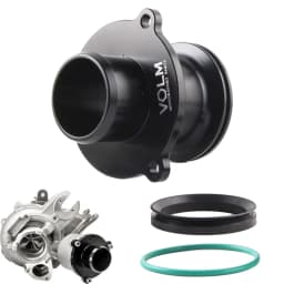 Silicone Intake Hose Turbo Inlet Elbow Turbo Muffler Delete For VW Golf MK7 R Audi V8 MK3 A3 S3 TT MK3 2.0T 2014+