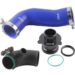 Silicone Intake Hose Turbo Inlet Elbow Turbo Muffler Delete For VW Golf MK7 R Audi V8 MK3 A3 S3 TT MK3 2.0T 2014+
