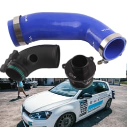 Silicone Intake Hose Turbo Inlet Elbow Turbo Muffler Delete For VW Golf MK7 R Audi V8 MK3 A3 S3 TT MK3 2.0T 2014+