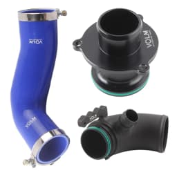 Silicone Intake Hose Turbo Inlet Elbow Turbo Muffler Delete For VW Golf MK7 R Audi V8 MK3 A3 S3 TT MK3 2.0T 2014+