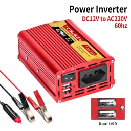 Power Inverter Brazil Socket 600W/1500W/2000W/2500W DC 12V/24V to AC 110V/220V Portable Car Charger Converter Auto accessories
