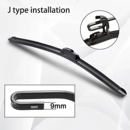 For Jeep Grand Cherokee WK2 2013-2022 Car Windshield Wiper U-type Soft Rubber Frameless Bracketless Car Wipers 22"+21"