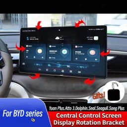 BYD Atto 3 Yuan Plus Dolphin Seal Song Plus Seagull Sealion SHARK GPS Stand Navigation Rotating Holder Swivel Mount Central