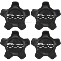 4Pcs Hubcap Cupping For Fiat 500x Silver/Black/Red 735626312 735626311 Wheels Centre Hub Caps Set Dust Cover Wheel Hub 16 inch