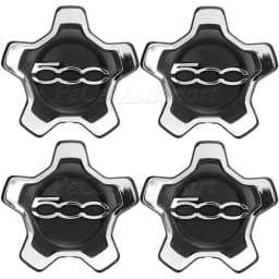 4Pcs Hubcap Cupping For Fiat 500x Silver/Black/Red 735626312 735626311 Wheels Centre Hub Caps Set Dust Cover Wheel Hub 16 inch