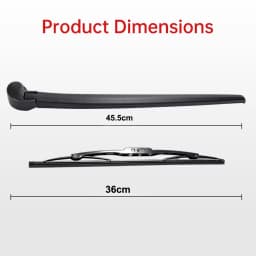 Car Rear Wiper Blades Back Window Wipers Arm For AUDI Q7 Hatchback (2006-2015) Auto Windscreen Blade Accessories