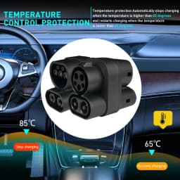 SUSUTOO CCS1 to CCS2 EV fast charging adapter Charger AC DC 1000V 400A and EV Charger Connector Type 1 to Type 2 Adapter