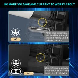 SUSUTOO CCS1 to CCS2 EV fast charging adapter Charger AC DC 1000V 400A and EV Charger Connector Type 1 to Type 2 Adapter