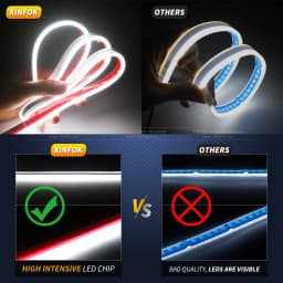 120cm 150cm 180cm 200cm 220cm Car Hood Light Strip Daytime Running Flexible LED Auto Decorative Atmosphere Ambient Lamps DRL 12V