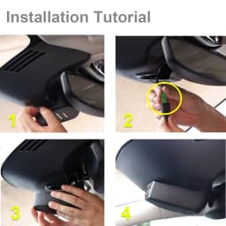 Fitcamx 4K Dash Cam for Volvo & Polestar 2, Compatible with XC60 XC90 XC40 C40 EX30 S90 V90 S60 V60 XC70 EC40, Night Vision