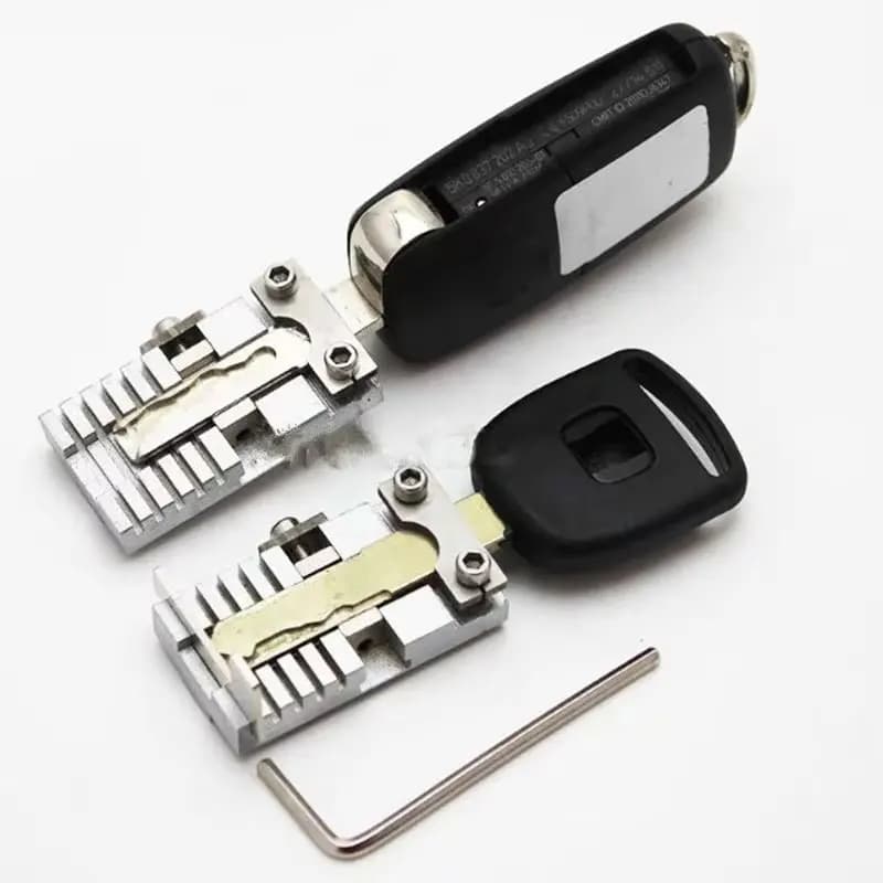 HUK Multifunction Key Clamp Vertical Key Machine Cutter Tools Key Clamping Fixture for Door Car Keys Dupliation Locksmith Tools