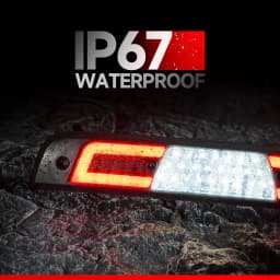 Smoked For RAM 1500 Pickup Truck 2019 2020 2021 2022 2023 2024 2025 LED High Level Third Brake Light White Cargo Roof Markers
