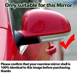 For Volkswagen Golf 5 MK5 GTI Jetta 5 Passat B6 B5.5 Side Wing Mirror Covers Caps For VW Sharan Golf 5 6Plus Variant EOS