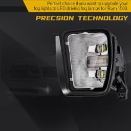 LED Fog Lamp Daytime Running Lights For Dodge Ram 1500 2013 2014 2015 2016 2017 2018 DRL Turn Signal White Yellow Car Accessoies